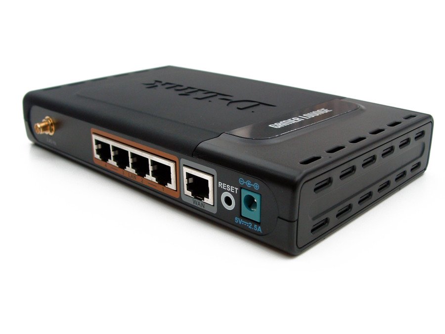 DGL-4300 router back